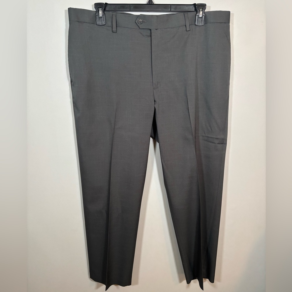 Savane Gray Dress Pants Men’s Size 40x29 Classic Fit Stretch